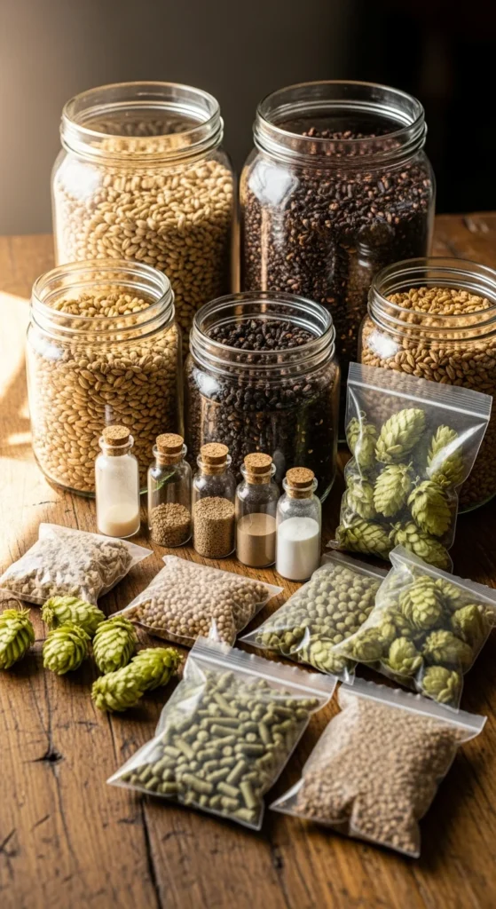 beer brewing ingredients gift