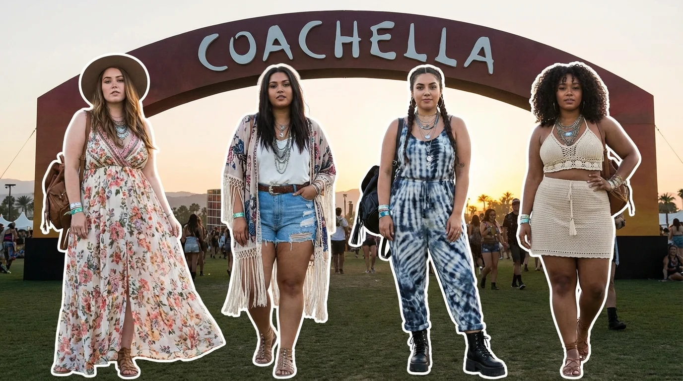 coachella outfit ideas for plus size