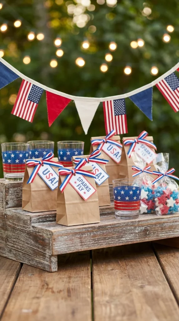 4th of July party favors display