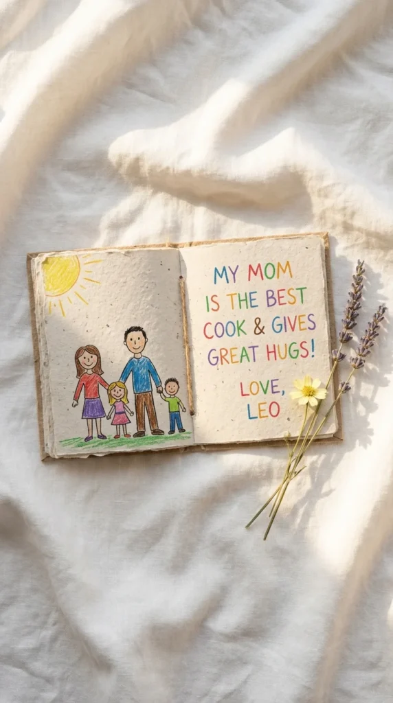 All About Mom Mother's Day keepsake book kids craft