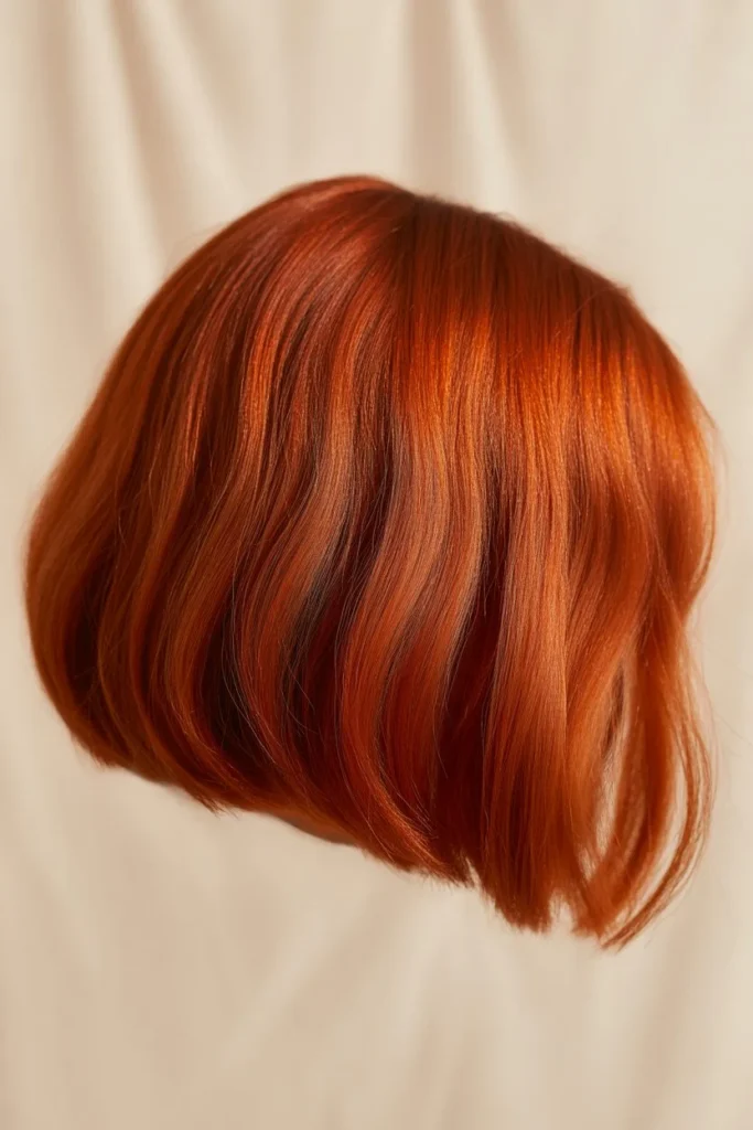 Copper red bob