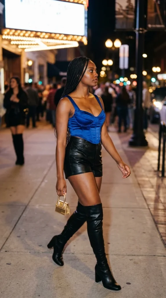 Corset concert outfit Black girl