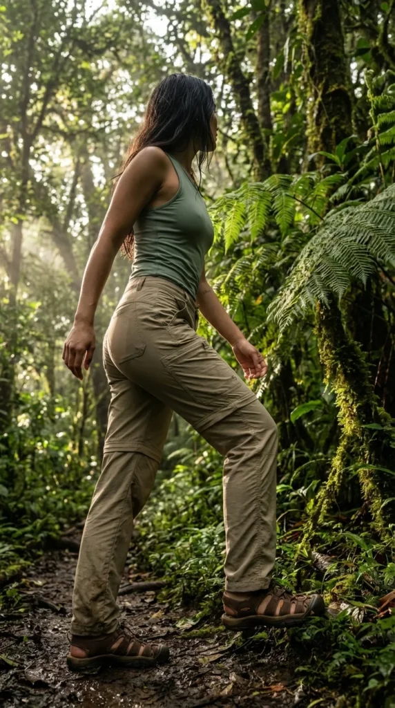 Costa Rica hiking outfit moisture wicking