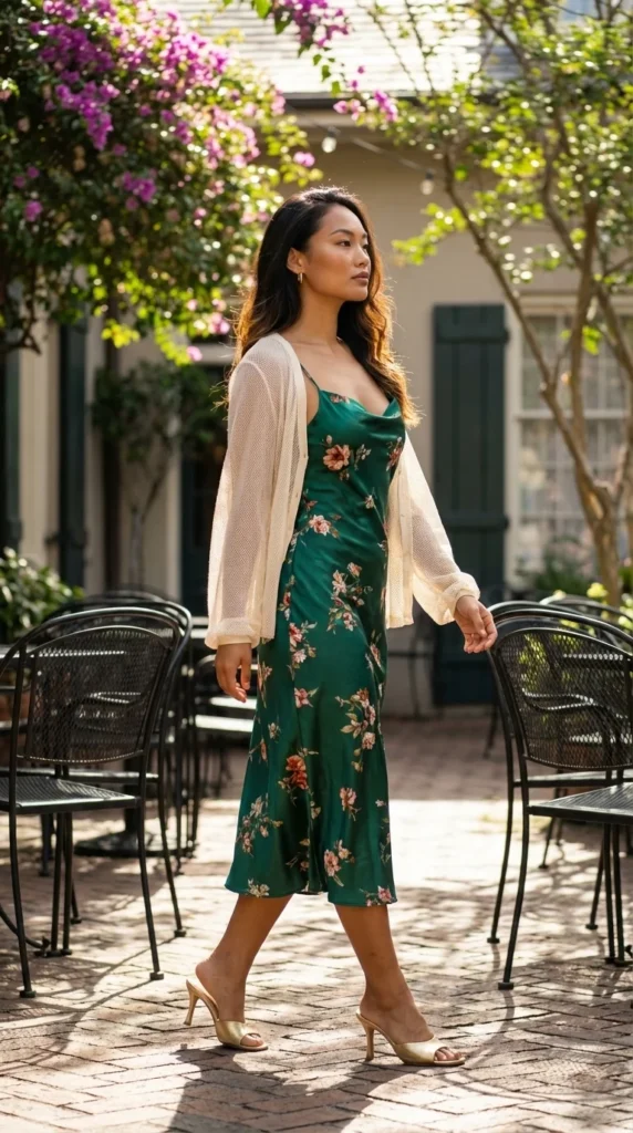 Creole fashion inspiration slip dress brunch