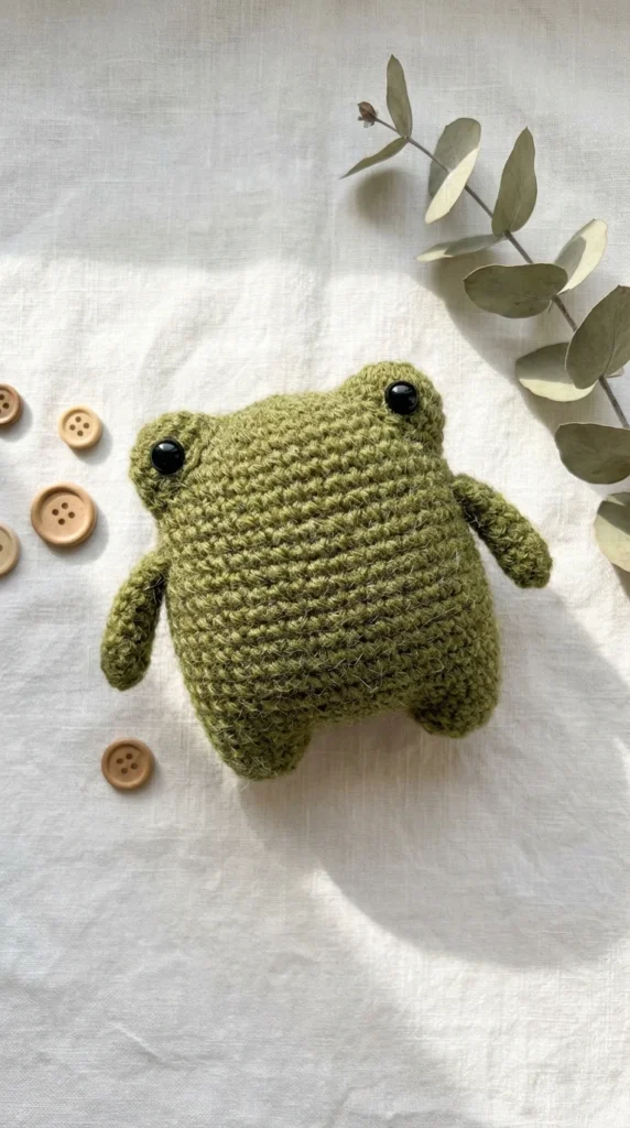 Crochet amigurumi beginners frog