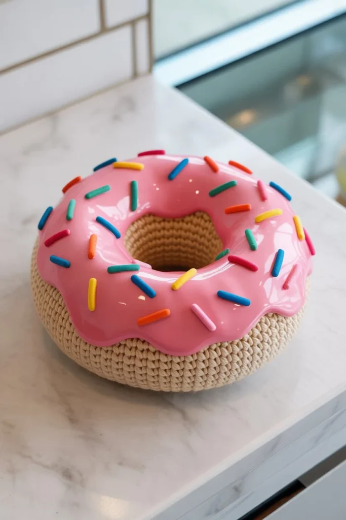 Crochet donut bestie gift