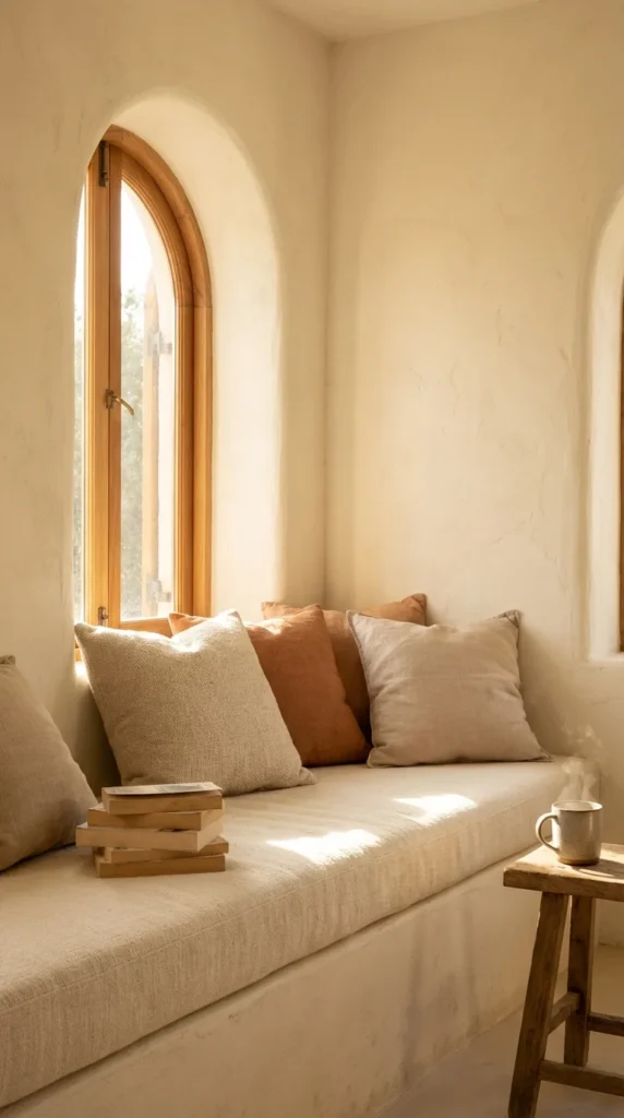 Curved wall interior design