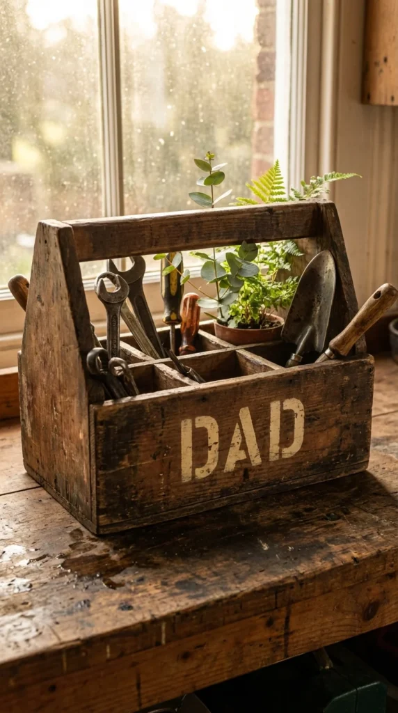 DIY toolbox caddy dad gift