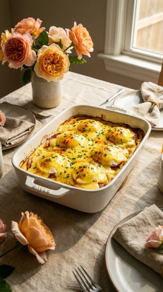 Eggs Benedict casserole Mother's Day