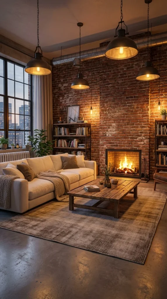 Exposed brick interior ideas