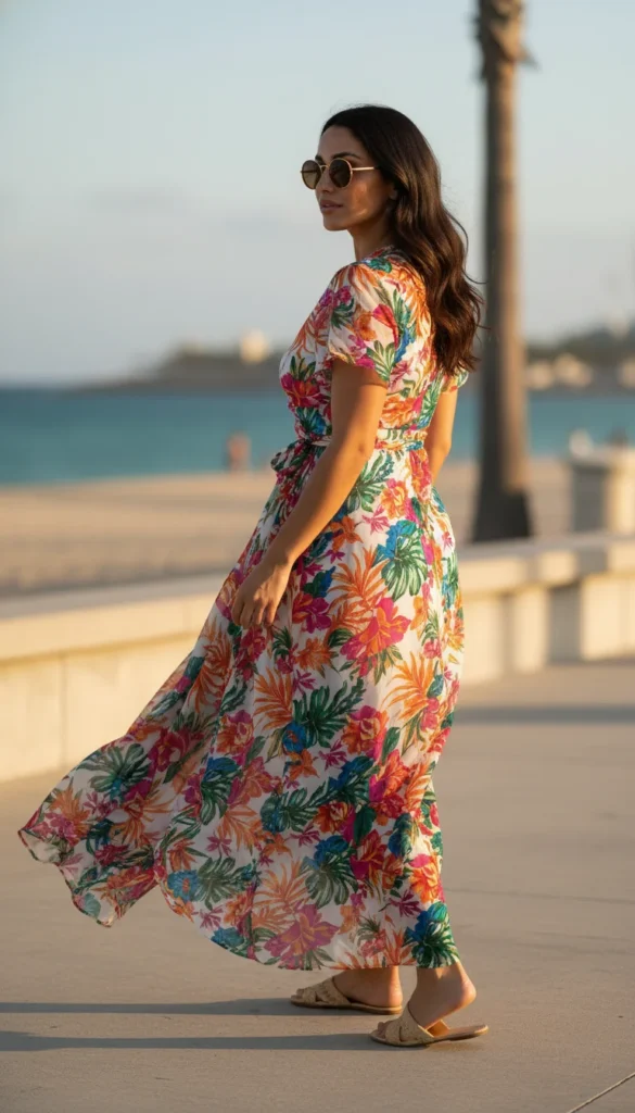 Fashion Nova vacation wrap dress