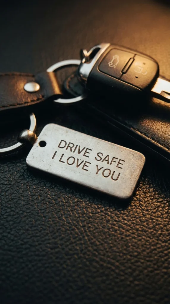 Father's Day keychain gift from kids