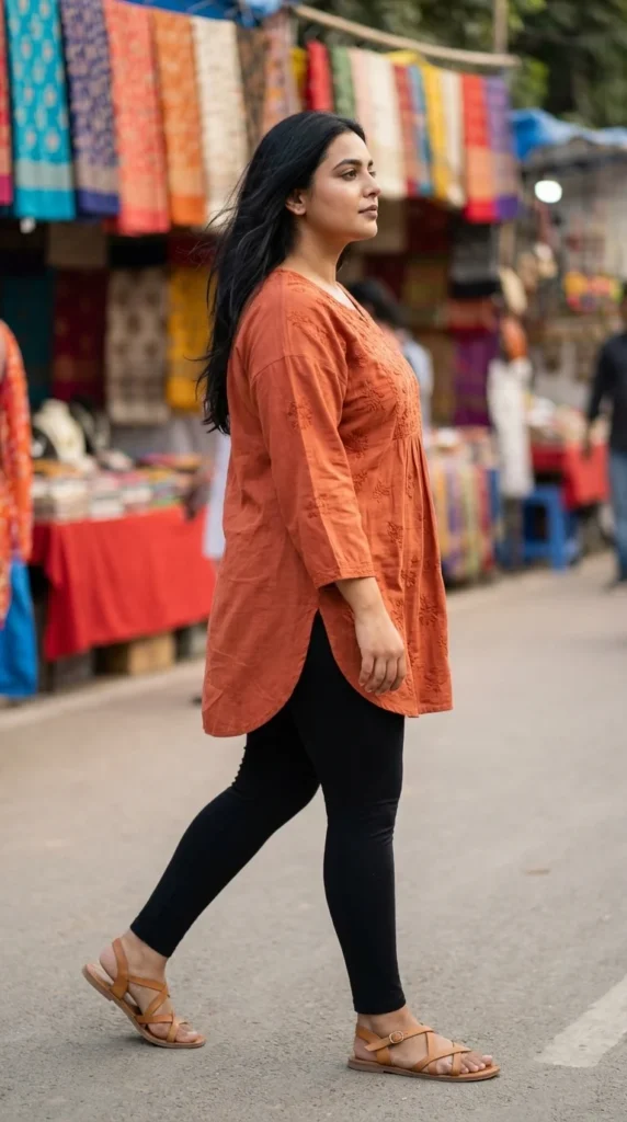 Flowy tunic plus size boho