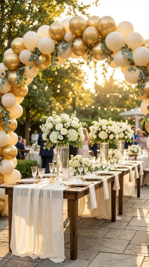 Golden garden Sweet 16 party