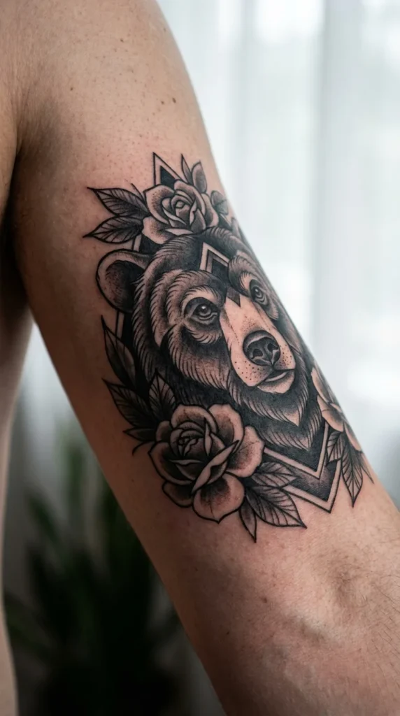 Ilya Rozanov bear tattoo