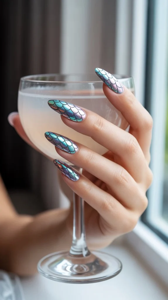 Mermaid nails