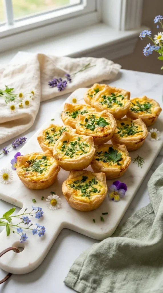 Mini quiche cups Mother's Day brunch