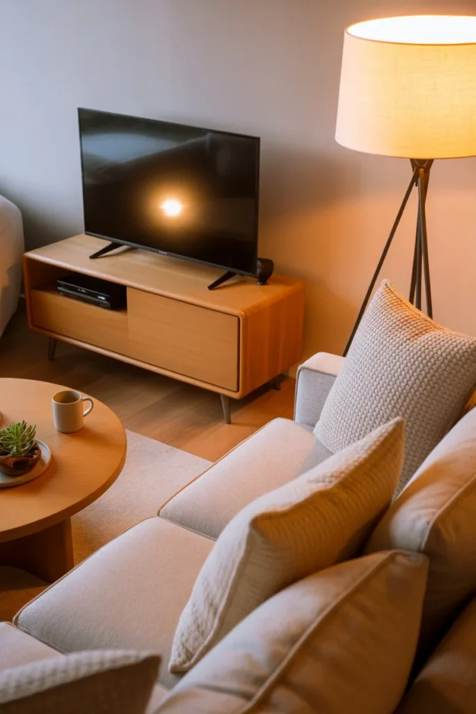 Small living room TV corner ideas