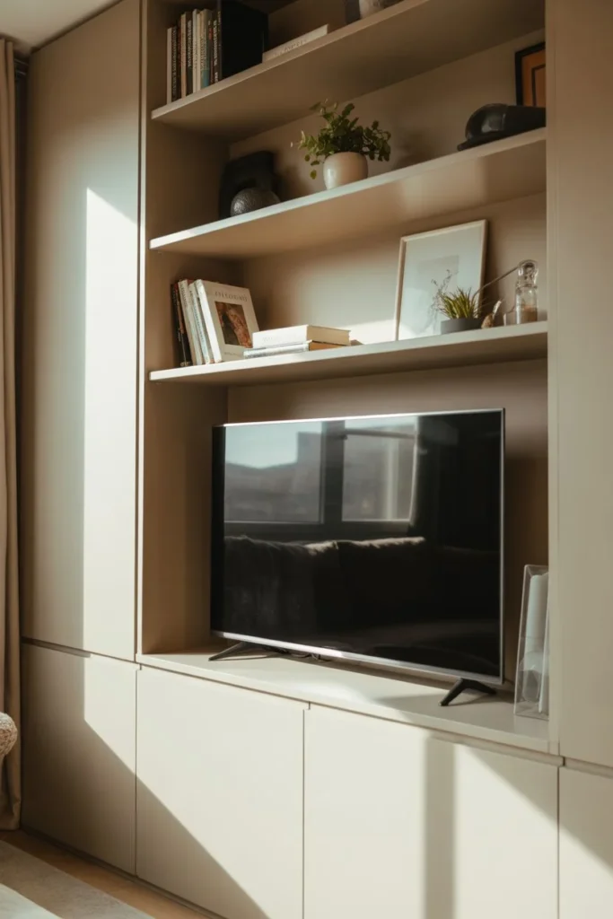 Small living room entertainment center