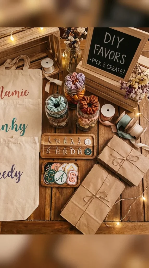 Sweet 16 party favor DIY station