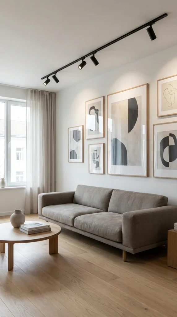 Track lighting ideas living room