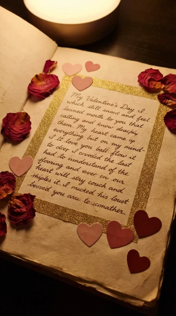 Valentine's Day scrapbook ideas couples