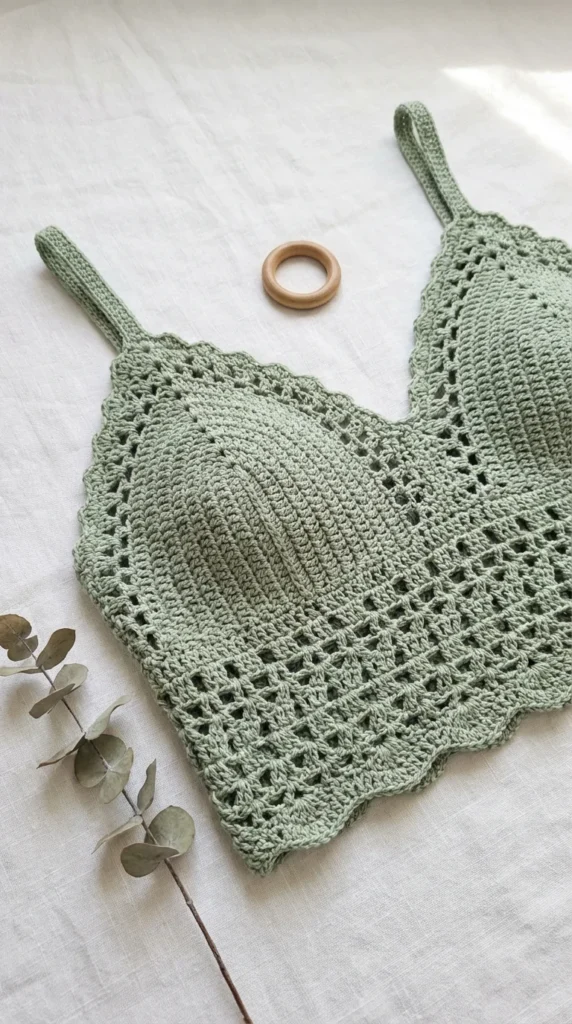 crochet bralette boho lace