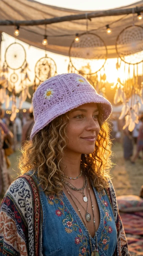 crochet bucket hat summer