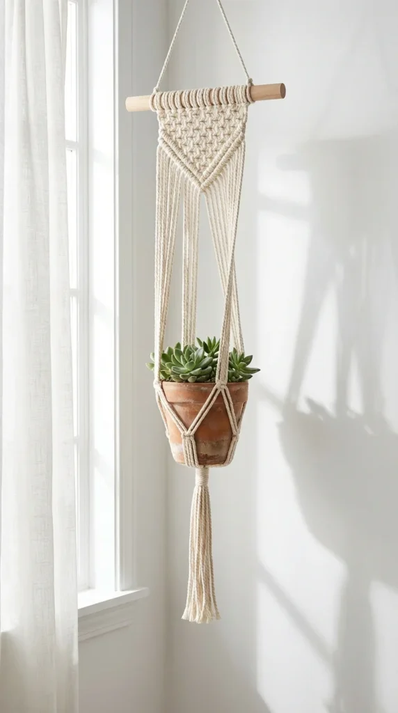 crochet plant hanger beginner adult crafts