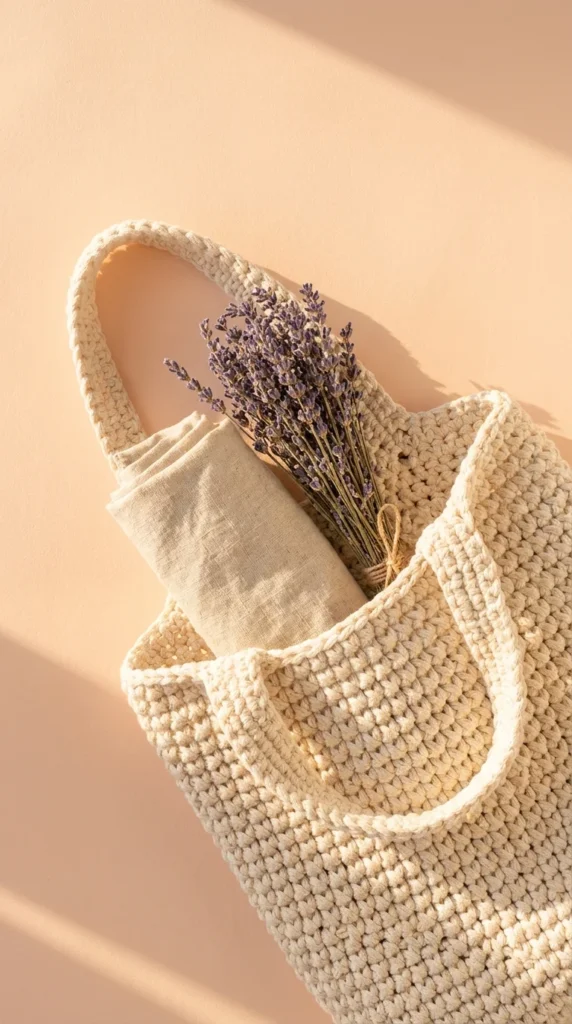 crochet tote bag gift for her