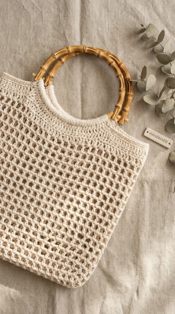 crochet tote bag handmade