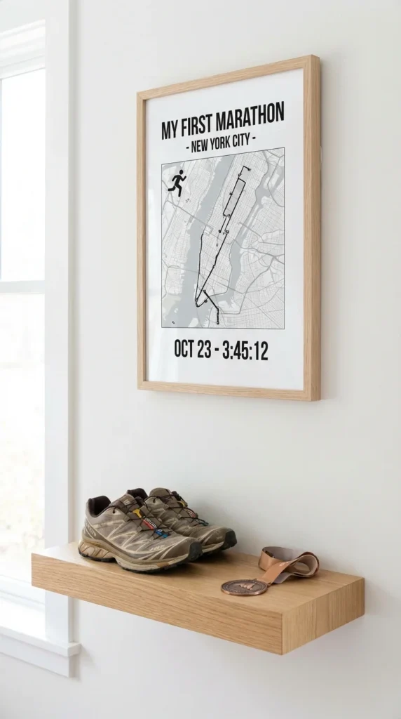custom runner print gift dad
