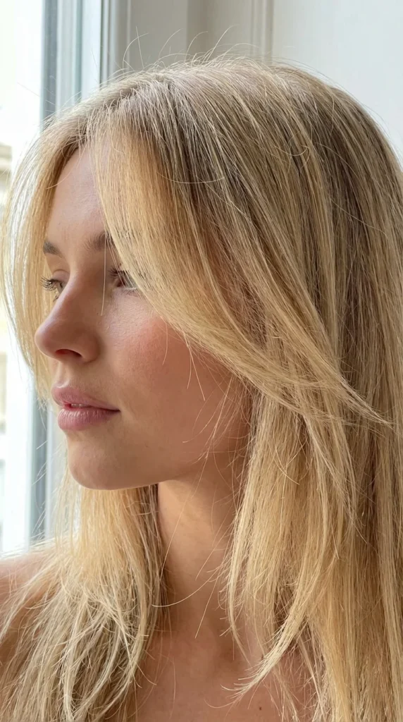 face framing layers fine hair