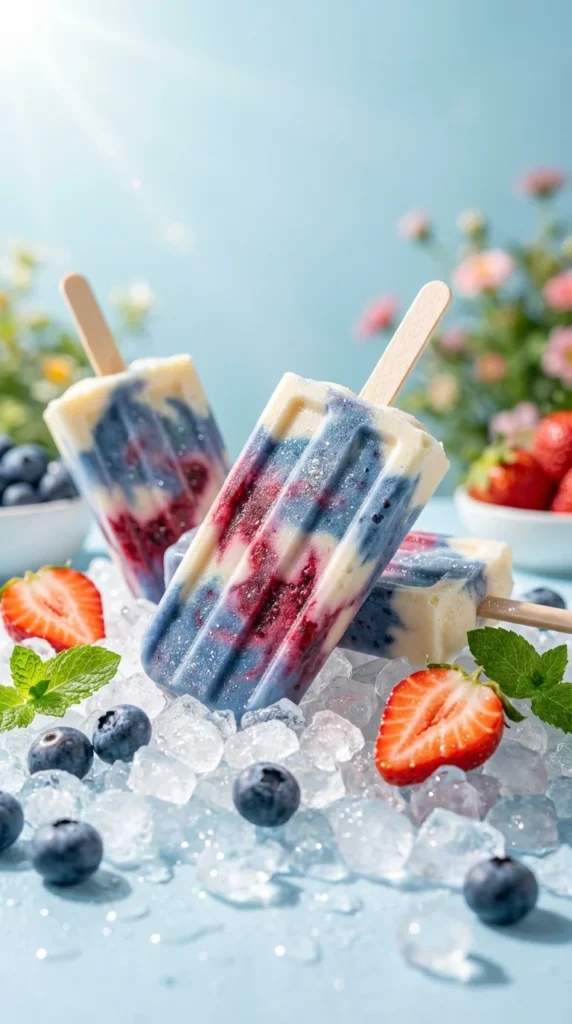 frozen 4th of July desserts