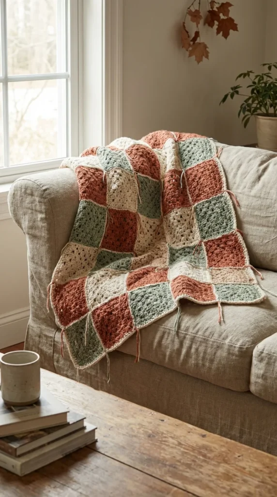 granny square crochet blanket pattern