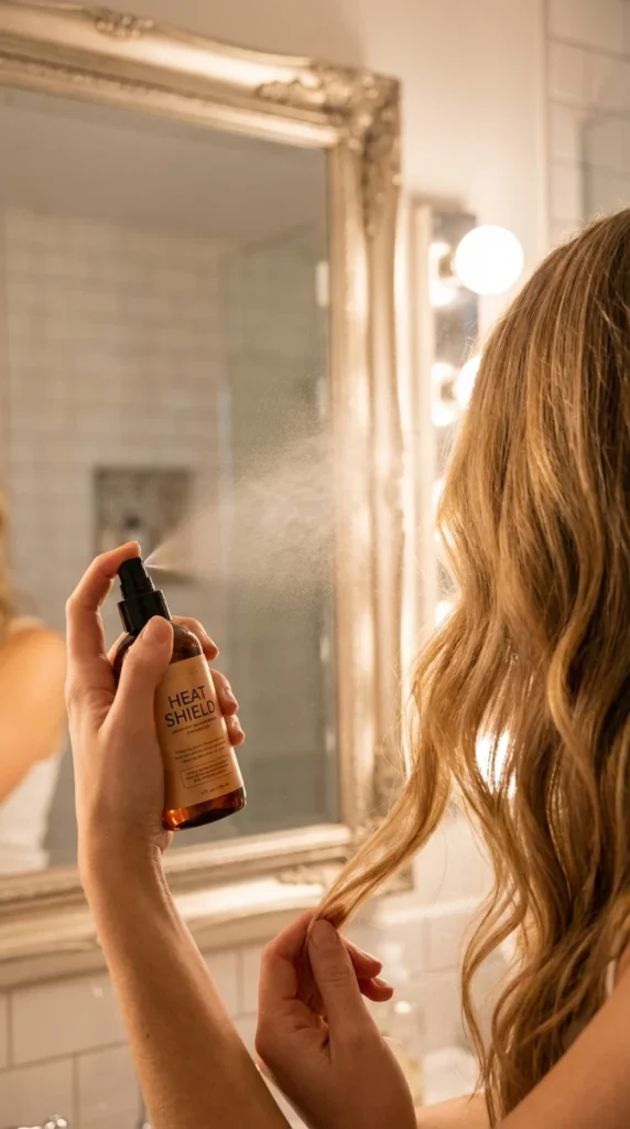 heat protectant color treated hair