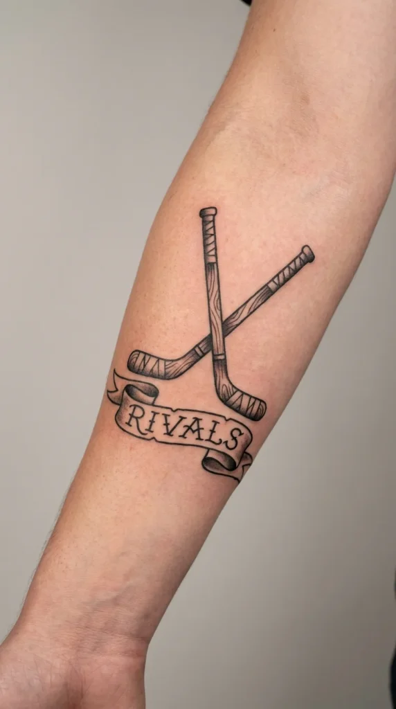 hockey tattoo design