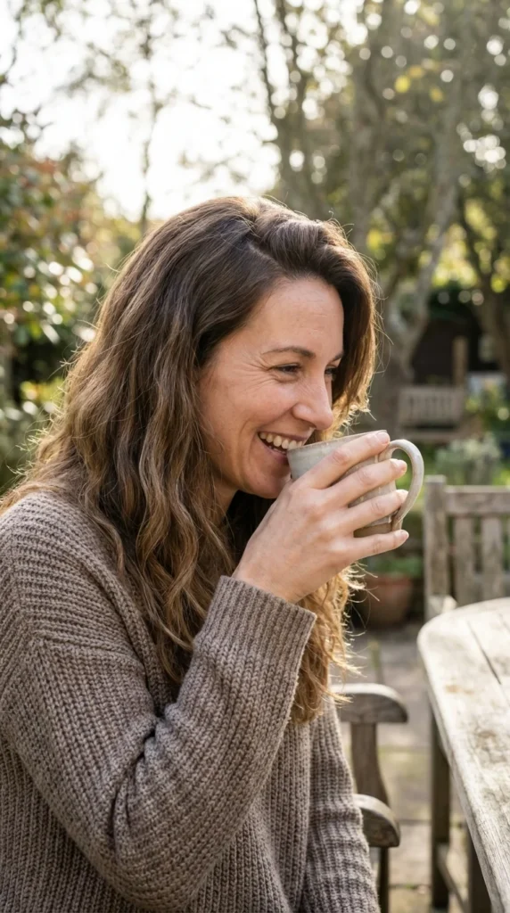 long layered haircut round face