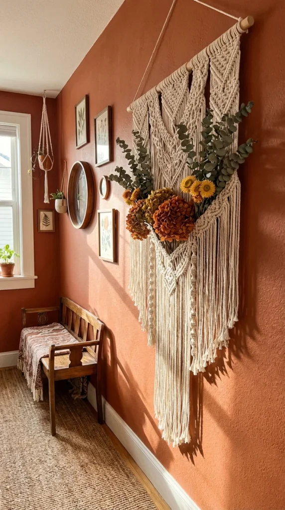 macramé crochet hanging botanical