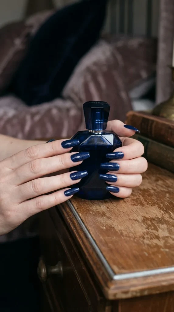 midnight blue coffin nails