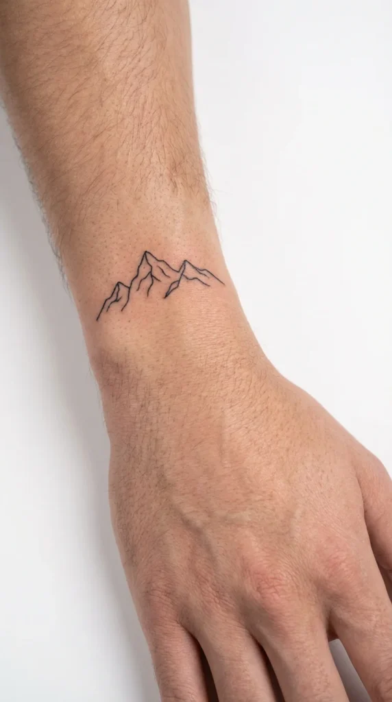 minimalist hand tattoos for men