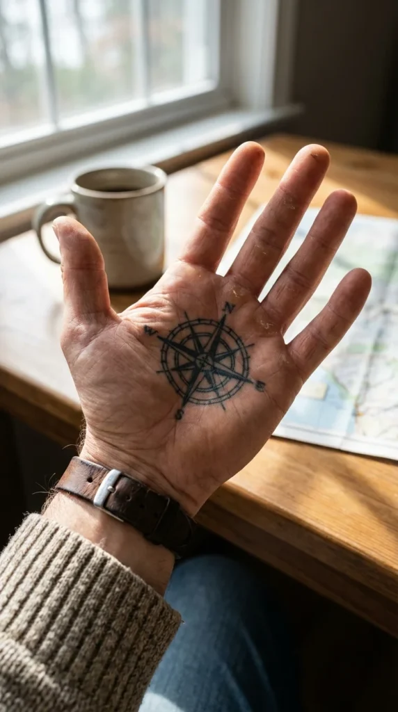 palm tattoo ideas men