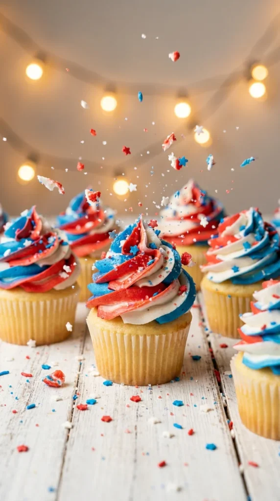patriotic cupcakes Independence Day