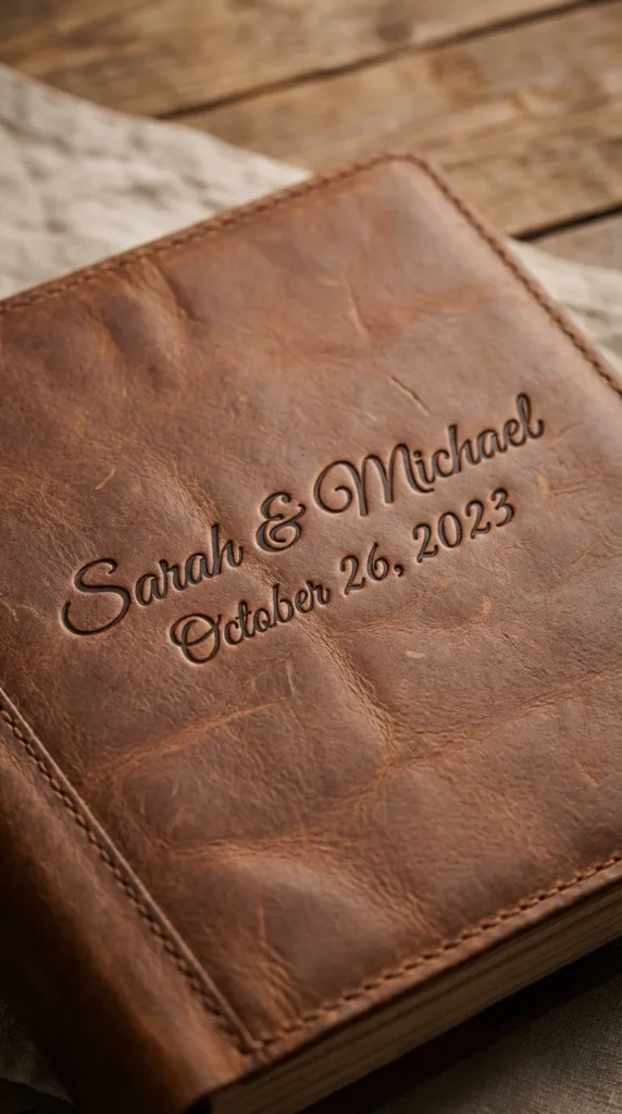 personalized scrapbook album for couples