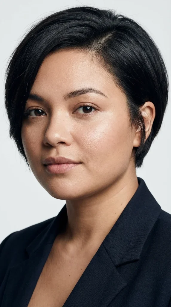 pixie bob short haircut round face