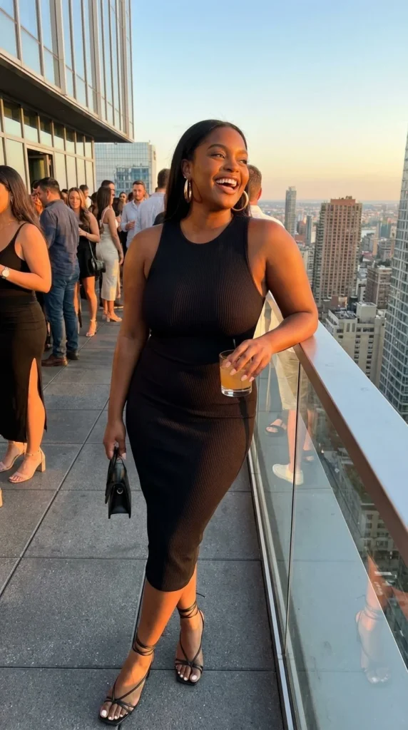 plus size all black outfit baddie