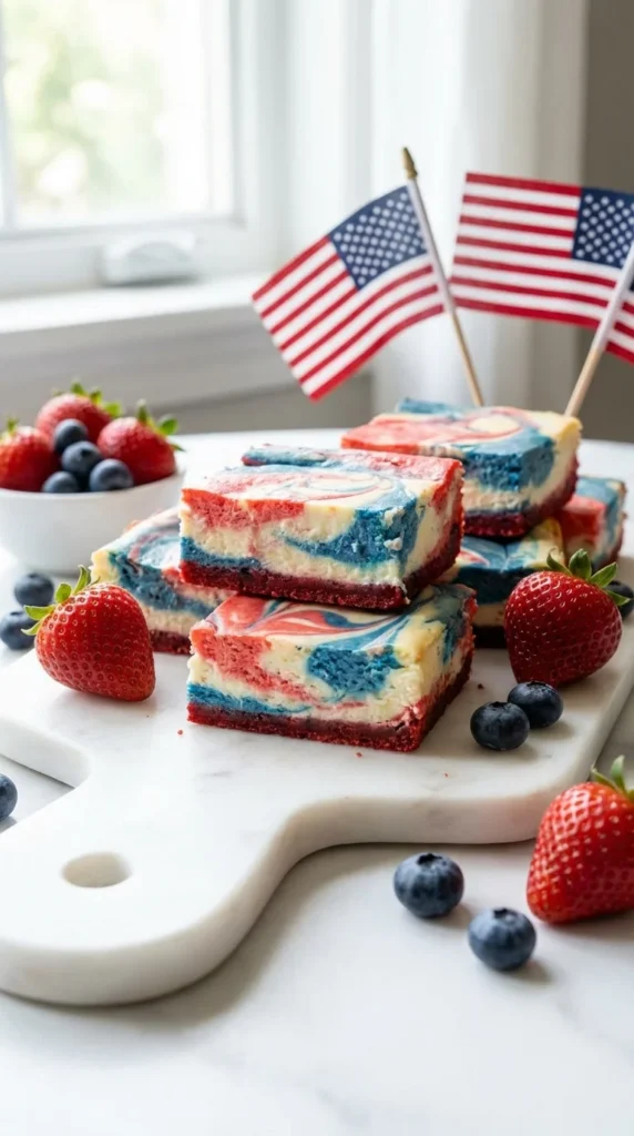 red white and blue desserts