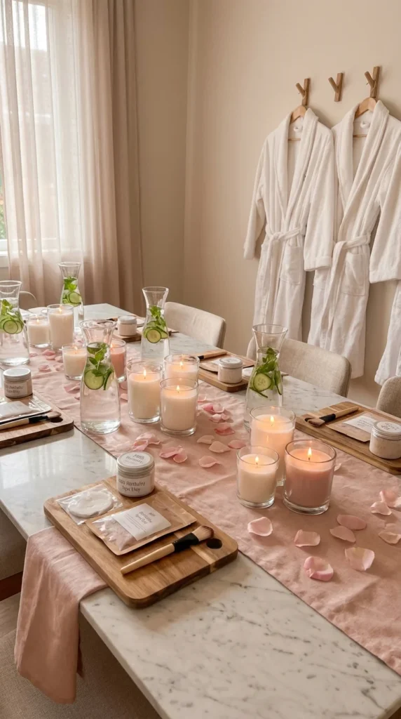 spa pamper birthday party ideas