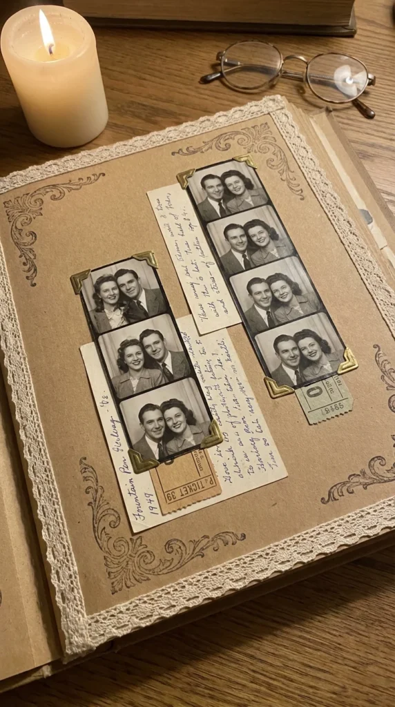 vintage scrapbook ideas for couples
