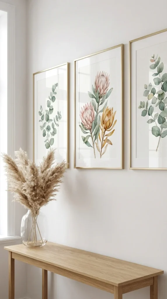 watercolor botanical prints DIY adult crafts